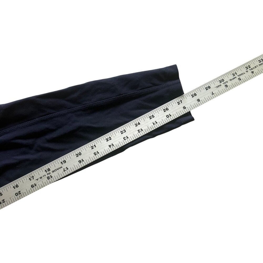 Athleta Womens Navy Blue High-Waisted Leggings With Back Pockets Size M - Picture 8 of 8